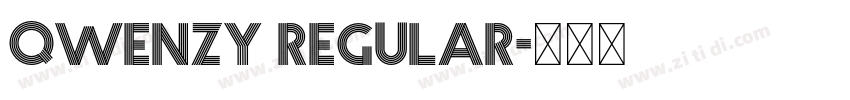 Qwenzy Regular字体转换 Qwenzy Regular字体转换
